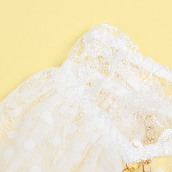 Комплект белья Star Night лиф, пояс для чулок и трусики, белый, S sexstyle | Зображення 7