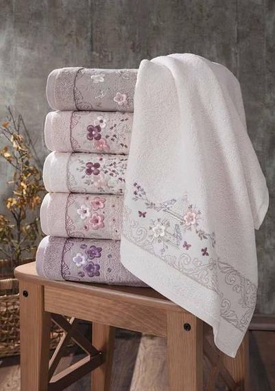 Полотенца Pupilla Matilda 70х140см Пенье набор 6шт