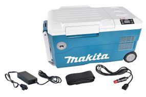 Холодильник-нагреватель аккумуляторный Makita CW001GZ01 (20 л, LXT/XGT, 12-24 В, 220 В, без аккумуляторов и зарядного устройства)