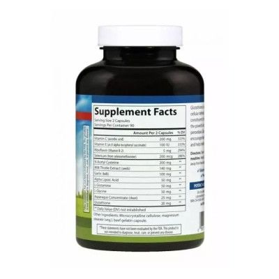 Аминокислота Carlson Усилитель Глутатиона, Glutathione Booster, 180 капсул (CAR-04852) | Зображення 1