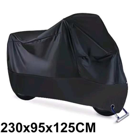 Чохол для мотоцикла чорний 2xl | Зображення 7