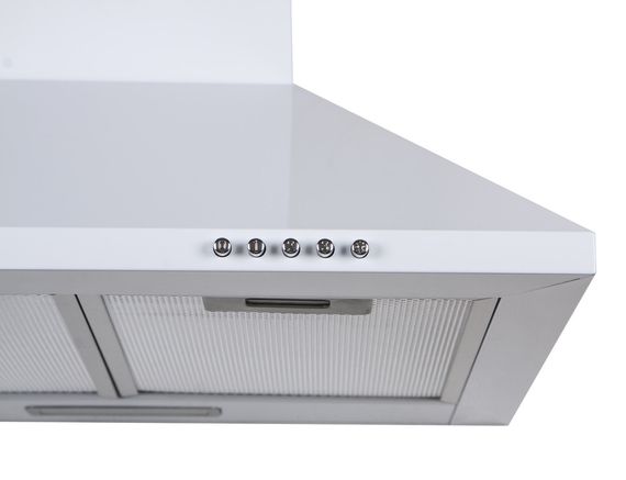 Кухонная вытяжка каминная 50 см белая VENTOLUX LIDO 50 WH (700) | Зображення 1
