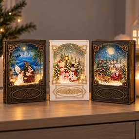 Новорічний музичний нічник-світильник XMAS WDL 24023B