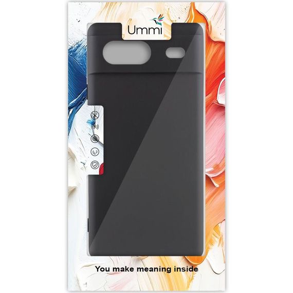 Чехол Silicone Cover Ummi Lakshmi Full Camera (AA) для Google Pixel 8a Черный / Black | Зображення 1
