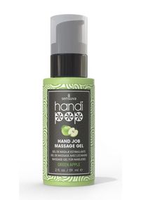 Вкусный гель для изысканных мануальных и оральных ласк Sensuva - Handipop Green Apple (59 мл) Sex Aura