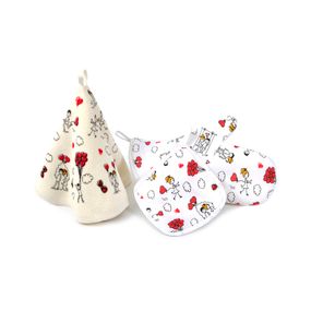 Набір рушників Lotus 9722 Туреччина 18*28+13*13+50*50 см  Бавовна + поліестер Комбінований