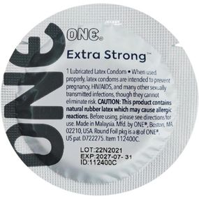 Набор прочных презервативов классической формы One Extra Strong с разным дизайном (цена за 5 шт.) sexstyle