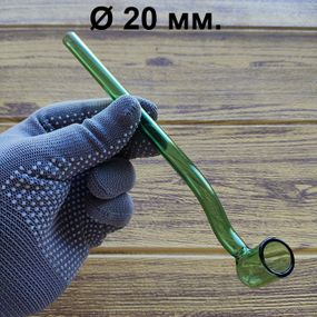 Стеклянная трубка Sherlock Tube Long Oil Green