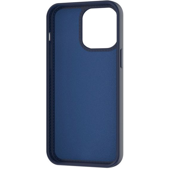 Чохол Silicone Case Full Protective NO LOGO with Ring для Apple iPhone 13 Pro Max (6.7") Dark Blue | Зображення 3