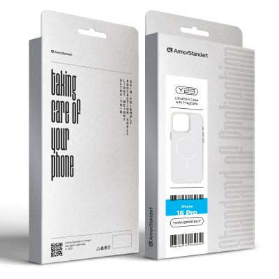 Чехол для мобильного телефона Armorstandart Y23 MagSafe Apple iPhone 16 Pro Transparent (ARM79572) | Зображення 1