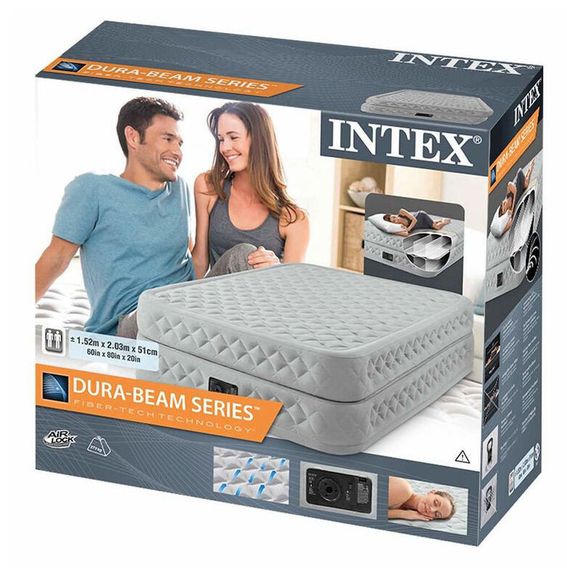 Двомісне надувне ліжко з вбудованним електронасосом, Intex 64490 (УЦІНКА)!!! | Зображення 2