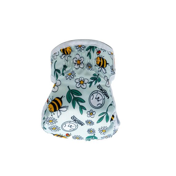 Багаторазовий підгузник для собак-самок Misoko&Co, малюнок бджоли, розмір M | Зображення 3