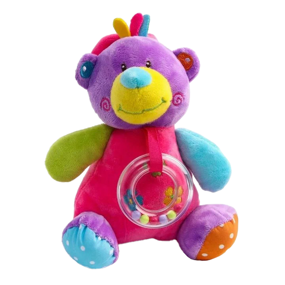 Погремушка - мягкая игрушка Bambi C20560 с музыкальным механизмом Мишка