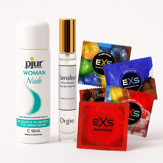 COMBO набір - (SENSFEEL + Orgie + EXS Warming, Flavoured) XL