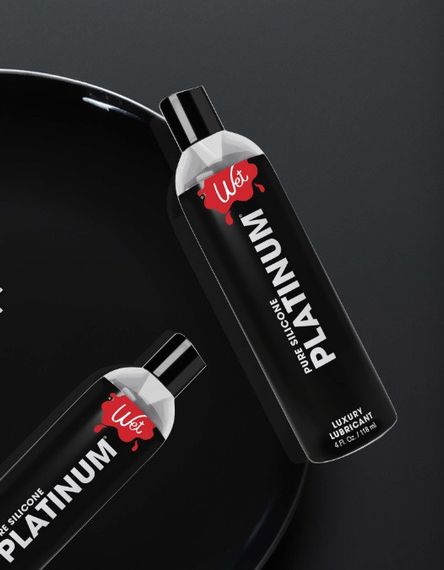 Лубрикант на силіконовій основі WET PLATINUM, 236 мл Sex Aura | Зображення 4