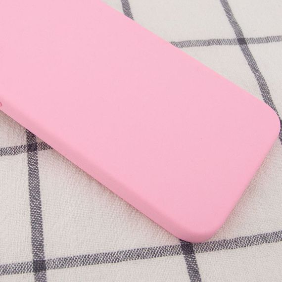 Чохол Silicone Case Square Full Camera Protective (AA) NOLOGO для Apple iPhone 7 plus/8 plus (5.5") Рожевий / Light pink | Зображення 1