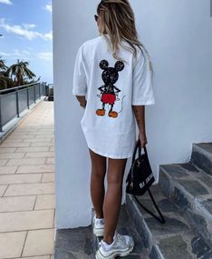 Футболка жіноча з принтом повсякденна XL Білий