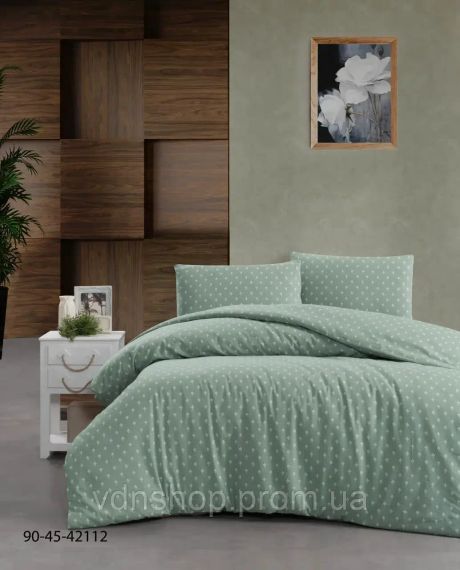 Теплое постельное белье / байковое евро размера фланель 100%-хлопок Турция Cotton Collection | Зображення 3