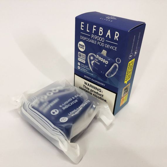 Elf Bar Pi9000 смак Ягоди Малина (Berry Raspberry) (ws51411-1) | Зображення 5