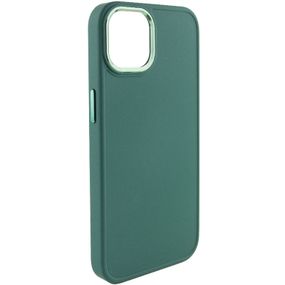 TPU чехол Bonbon Metal Style для Apple iPhone 12 Pro Max (6.7") Зеленый / Army green