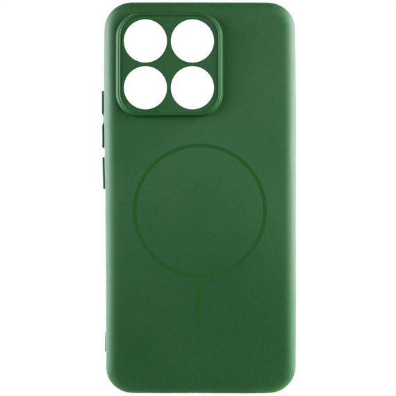 Чохол Silicone Cover Lakshmi Full Camera (AA) with Magnetic Fit для Motorola Edge 70 Зелений / Dark green