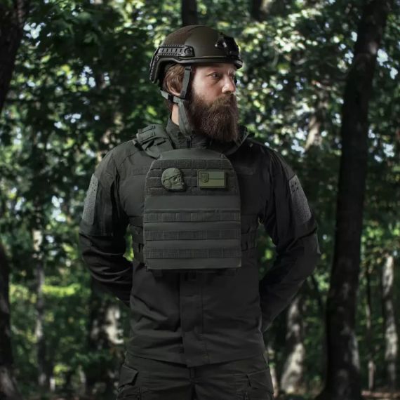 Плитоноска MVP Lite Ukrarmor Modular Vest Platform, плитоноска-носій Cordura MOLLE ЗСУ, страйкбол, колір Олива | Зображення 4