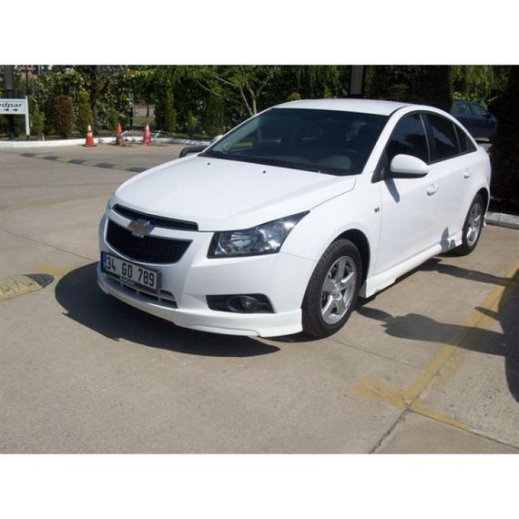 Накладка на передний бампер SD (Meliset, под покраску) для Chevrolet Cruze 2009-2015 гг | Зображення 2