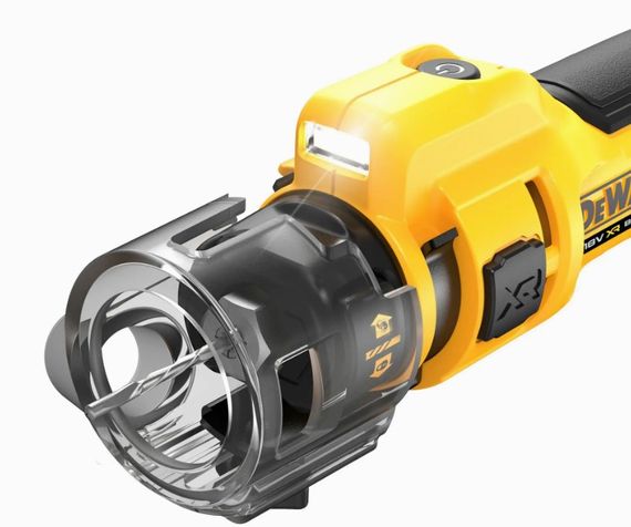 Фрезер акумуляторний для вирізання гіпсокартону DeWalt без АКБ та ЗП DCE555N | Зображення 3