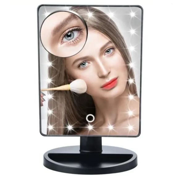 Дзеркало настільне з підсвічуванням, Дзеркало Smart Touch Mirror для макіяжу   знижка | Зображення 5