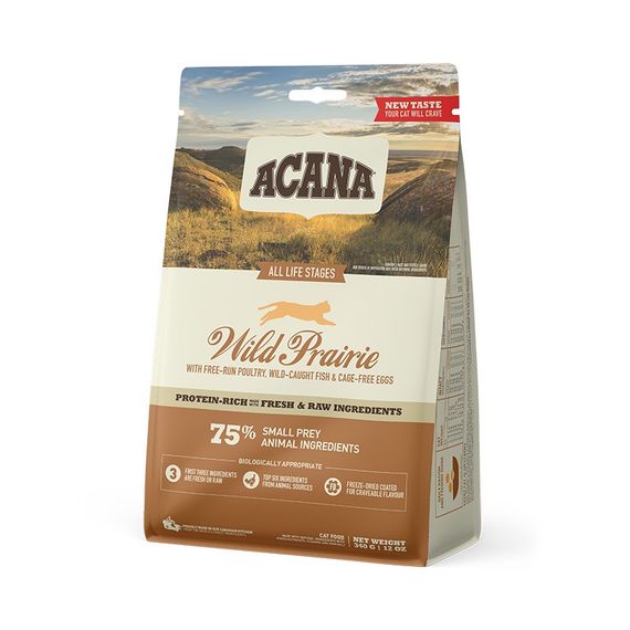 Сухий корм з птахом для котів будь-якого віку Acana Wild Prairie Cat, 340 гр