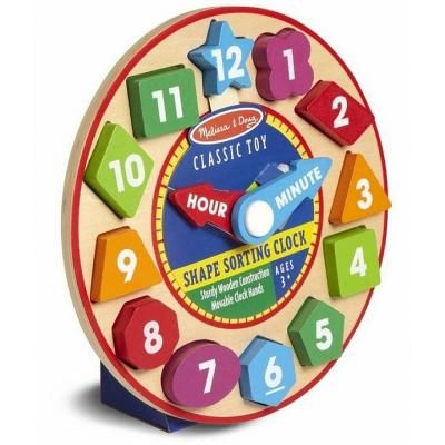 Розвиваюча іграшка Melissa&amp;Doug Годинник-сортер (MD18593) | Зображення 1