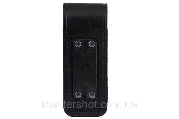 Подсумок чохол для магазину Форт-17 формований B на кнопці шкіра чорний ms | Зображення 1