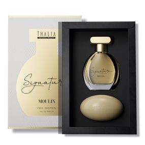 Женский парфюмерный набор THALIA EDP+мыло Moulin Signature 50 мл+100 г Аналог Wanted Girl By Night Azzaro