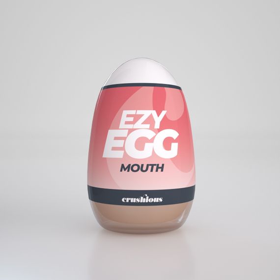 Мастурбатор-яйце, рот CRUSHIOUS EZY EGG THE Mouth, реалістичний Sex Aura | Зображення 1