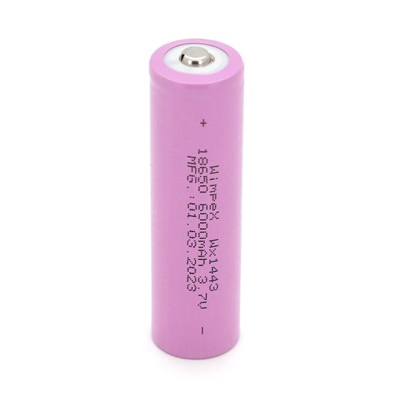 Акумулятор WMP-6000 18650 Li-Ion Tip Top, 2300mAh, 3.7V, Pink