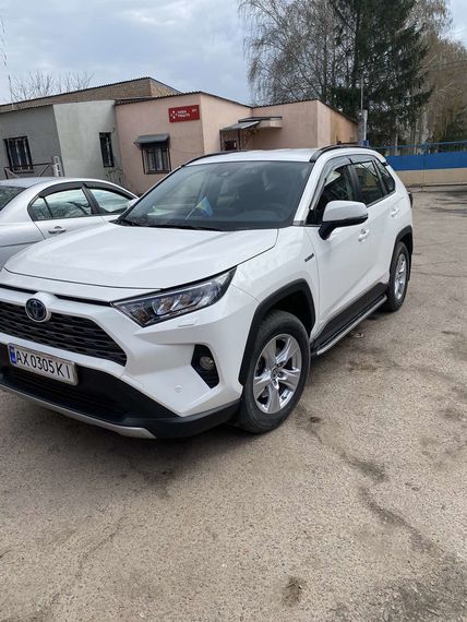 Боковые пороги OEM V1A (2 шт, алюминий) для Toyota Rav 4 2019-2024 | Зображення 2