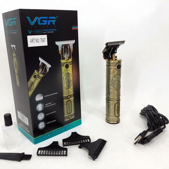 Машинка для стрижки для дома VGR V-085 / Машинка мужская для бритья / Тример для бороды / Триммер UQ-795 для висков | Зображення 5
