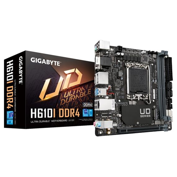 Материнська плата GIGABYTE H610I s1700 H610 2xDDR5 M.2 HDMI D-Sub ATX | Зображення 4