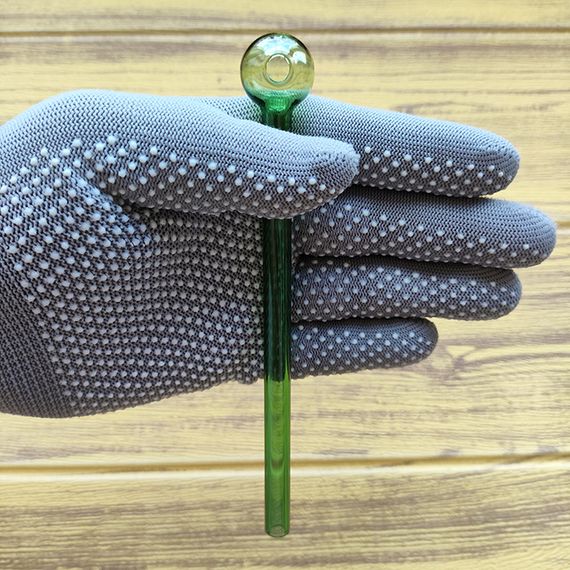 Стеклянная трубка Pocketbowl Long Oil Green | Зображення 2