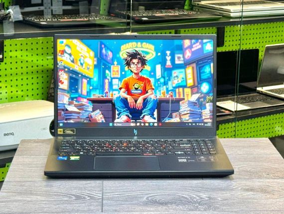 Ігровий ноутбук Acer Nitro V15 ANV15-52 / 15.6" (1920x1080) IPS / Intel Core i5-13420H (8 (12) ядер по 2.1 - 4.6 GHz) / 32 GB DDR4 / 512 GB SSD M.2 / nVidia GeForce RTX 5050, 8 GB GDDR7, 128-bit / WebCam / Win 11 Home б/в | Зображення 1