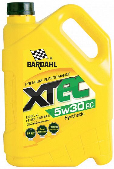 Моторна олива BARDAHL XTEC RC 5W30 5л. SN RC/ILSAC GF-5 33023