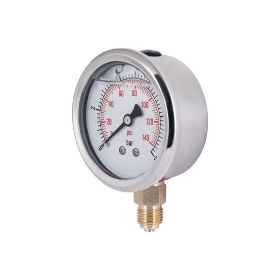 Манометр із гліцерином Thermo Alliance Forte 10 барів, 1/4"Н, нижнє під'єднання TAF170G10B | Зображення 2