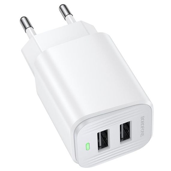 МЗП Borofone BAS81A Star 10.5W (2USB-A) White