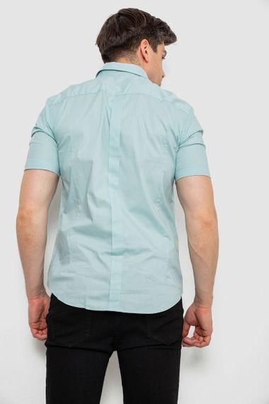 Рубашка мужская однотонная, цвет оливковый, 214R6917-3 | Зображення 2