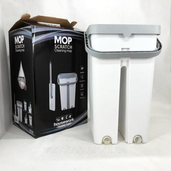 Розумна швабра з відром Scratch, Шлабри для миття підлог, Швабра з самовіджимом для прибирання PA-27 | Зображення 6