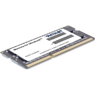 Модуль памяти для ноутбука SoDIMM DDR3L 4GB 1600 MHz Patriot (PSD34G1600L2S) (PSD34G1600L2S) | Зображення 1