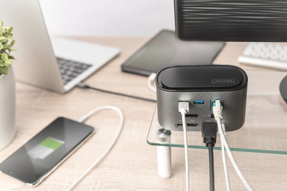 Док-станція Digitus  USB-C, 11 Port, SSD Enclosure (DA-70889) | Зображення 1