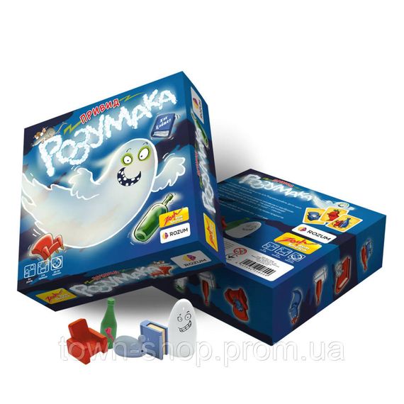 Настольная игра "Призрак Умник" R005UA 60 карт, 5 предметов | Зображення 1