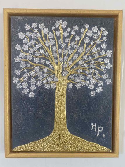 🌳✨ Картина ручної роботи “Золоте дерево життя” 30×40 см — символ достатку та гармонії ✨🌳
