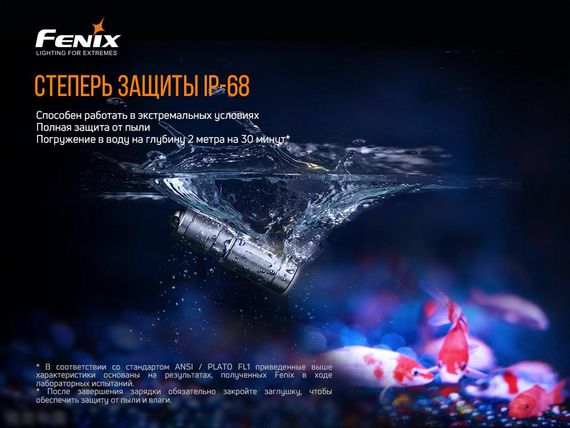 Ліхтар ручний Fenix E02R синій | Зображення 7